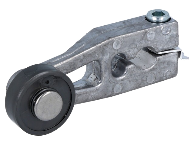 Aandrijfkop; hefboom R 38,1mm, kunststof rol Ø19,05mm; LSA1A Aandrijfkop; hefboom R 38,1mm, kunststof rol Ø19,05mm; LSA1A